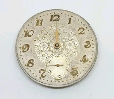 Vtg Pacific Langendorf 15 Jewels Mechanical Pocket Watch Movement Repair 39.4mm