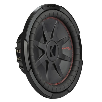 Kicker 48TRTP122 Car Audio Down Firing 12'' 2 Ohm Thin Sub Box W/Passive Radiator