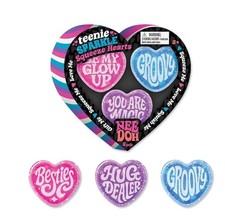 Needo Valentine's Day Heart-Shaped Squeeze Sensory Toys, Slow Rising Stress Toys