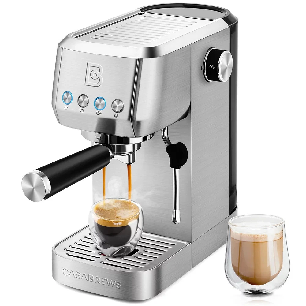 Casabrews 20 Bar Espresso Machine, Silver - Stylish & Pratical
Opens in a new window or tab