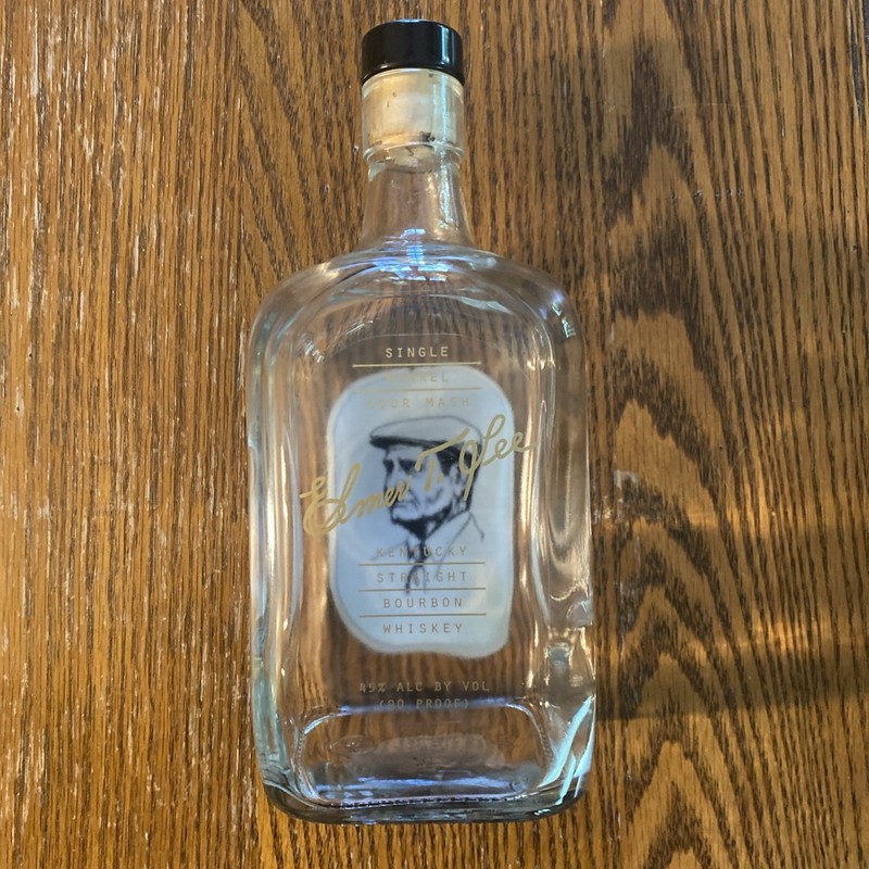 Elmer T. Lee Single Barrel Bourbon (empty bottle)