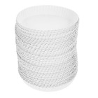 200PCS Disposable Paper Cup Cover - 2.75 Inches Drinking Lid White Coffee Cup