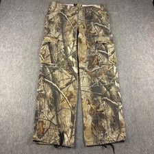 Realtree Camo Cargo Pants Kids Boys Size Medium 10-12 Outdoor Hunting Camping