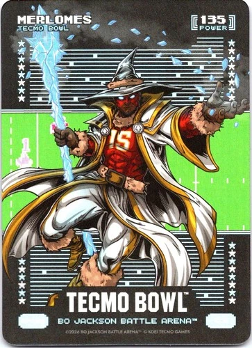 2026 Bo Jackson Battle Arena Tecmo Bowl Merlomes Ice Battlefoil Patrick Mahomes