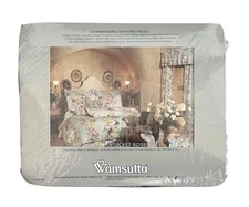 Wamsutta Nantucket Rose Queen Sheet Set Four Piece Cottagecore Floral Vintage