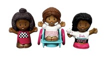 Fisher Price Little People Barbie You Can Be Anything And Sleepover Toy Figures