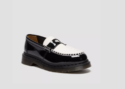 Dr. Martens PENTON HEART Two-Tone Arcadia Leather Loafers MSRP$190
