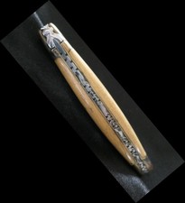 Ancien couteau de poche  Laguiole de l'Artisan Mouche forgé Knife Collector