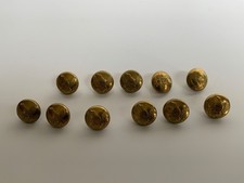 Vintage 11 x U.S. Union Eagle Brass Buttons