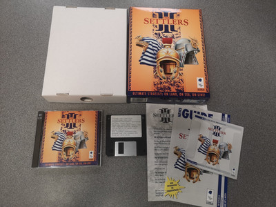 Die Siedler III 3 PC CD-ROM Big Box Top Zustand Box 1998 sehr guter Zustand