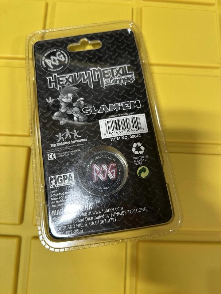 2006 OFFICIAL POG - HEAVY METAL SLAMMERS Slam'em POG  By FUNRISE, NEW SEALED H82 - Image 2 of 2