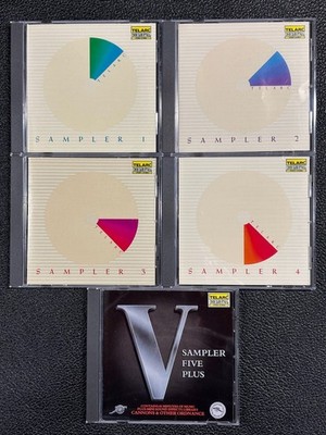 Telarc CD Sampler Lot 5 Vol 1-5 Early Pressing Digital SFX Sound Effects Testing