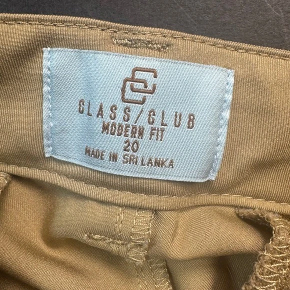 Class Club Pantalones Chinos Niños Calce Moderno Caqui Talla 20 Pierna Recta Vestido Informal Foto 4 de 4