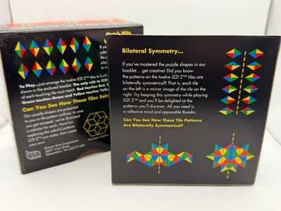 IZZI 2 Puzzle Game Binary Arts Color Tile Brain Teaser w/ Box