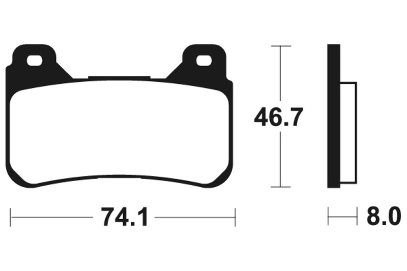 Plaquettes de frein TECNIUM MF309 pour rouler en montagne et trajets routiers