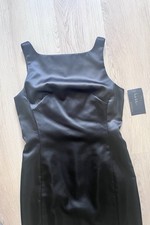 Y2K VTG NIcole MIller LBD Black Carolyn Bessette Black Dress Size 8 USA Made