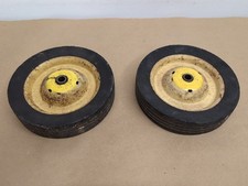 Ertl Pedal Tractor Parts Front Wheel Set 7 x 1.5" John Deere Yellow 2