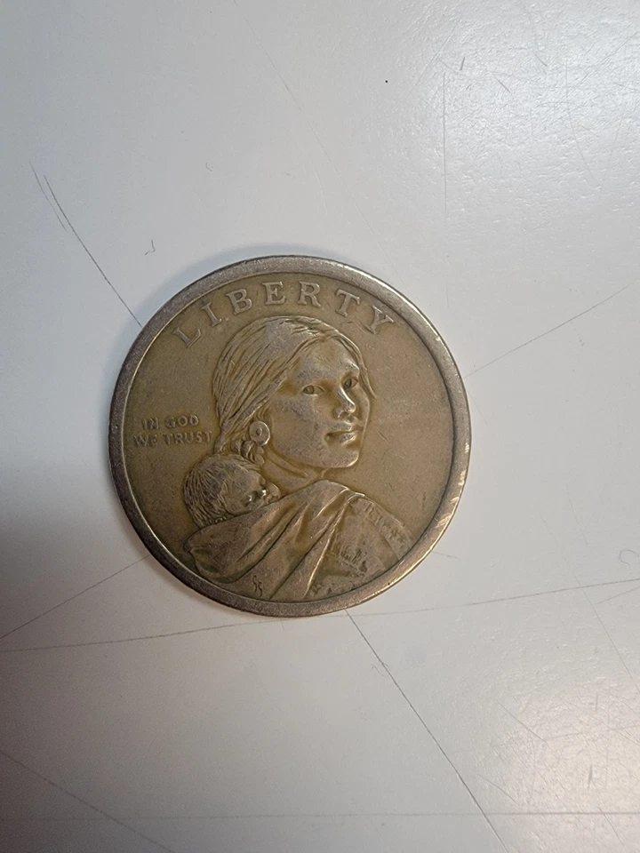 Sacagawea No Date Haudenosaunee Great Law Of Peace USA Dollar Coin No Mint Rare - Image 2 of 2