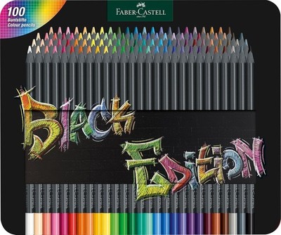 116490 Black Edition 100 Buntstifte in Metallbox