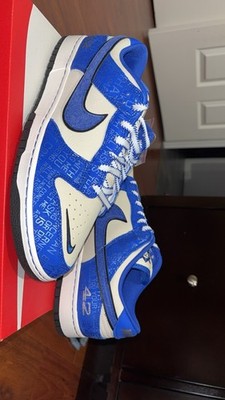 Nike Dunk Low Jackie Robinson DV2122-400 Racer Blue White Men's Athletic Sneaker