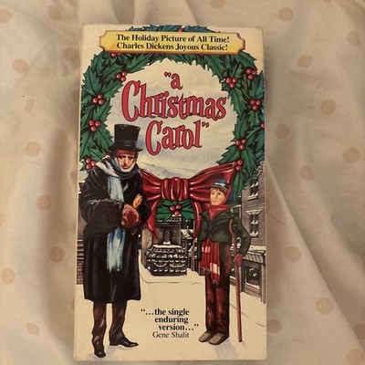 CHARLES DICKENS A CHRISTMAS CAROL VHS