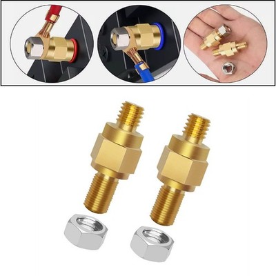 3/8''-16 for GM Post Brass Post Battery Terminal Bolt Standard Extender Stud 2PCS