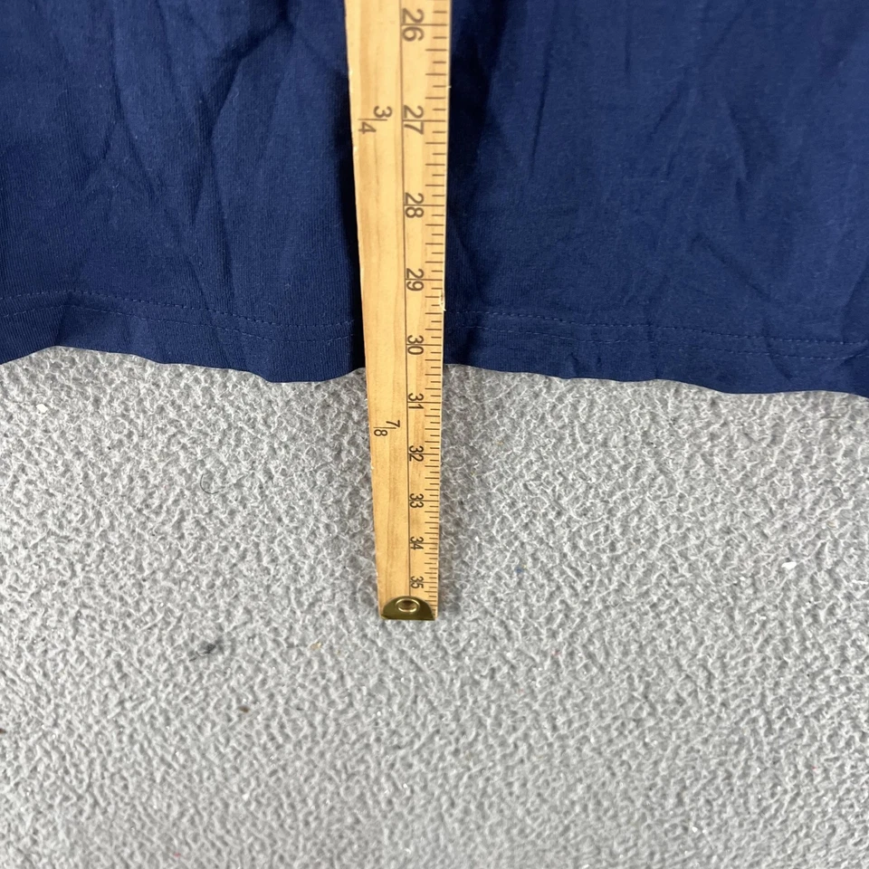 Adidas Originals рубашка мужская XL синий белый 3 полоски трилистник кольцо футболка ретро - Изображение 4 из 4