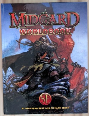 Midgard RPG - Worldbook - 2nd Printing Hardcover - Near Mint Condition