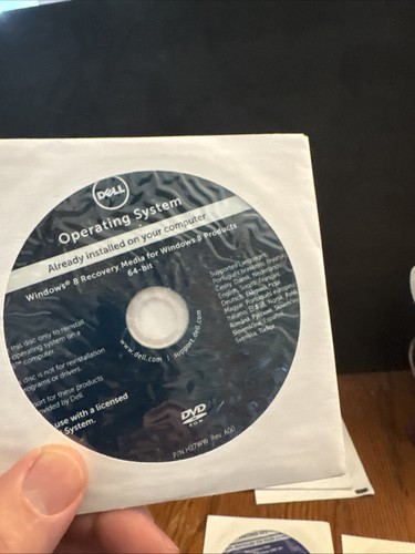 Dell Windows 8 Recovery Media for Windows 8 Products 64-bit NEW SEALED