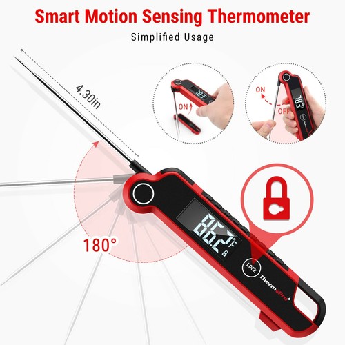 ThermoPro TP620 Instant Read Meat Thermometer with Thermocouple Sensor, Ambidext - Afbeelding 5 van 12
