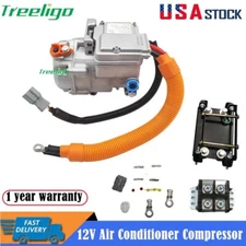 12V Universal Air Conditioner Compressor Auto Electric AC Compressor For RV Van