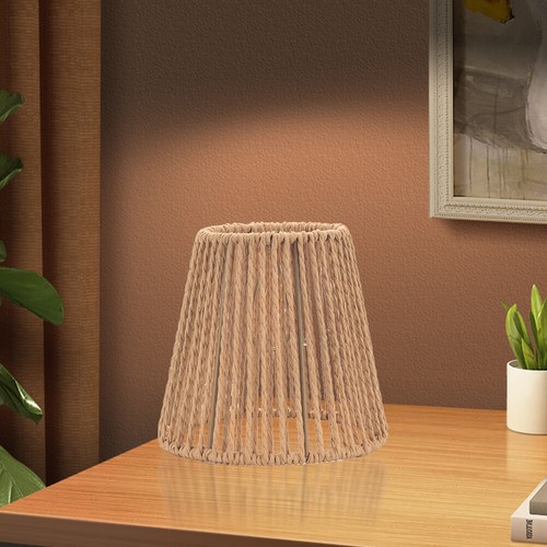 Paper Rope Lamp Shade Tabletop Lamp Shade Decorative Creative for Home Decor AU - Picture 4 of 11