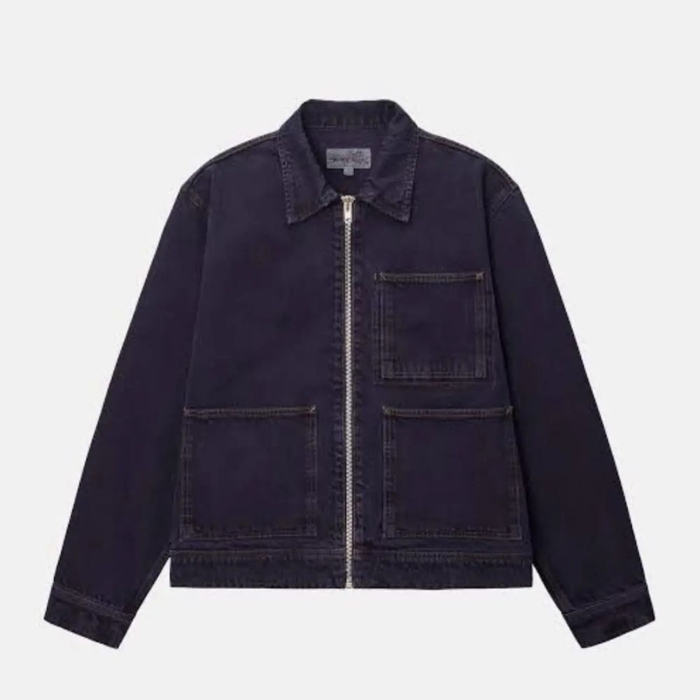 Stüssy FW23 Zip Work Jacket “Nightshade” | eBay Stüssy FW23 Zip Work Jacket “Nightshade” | eBay