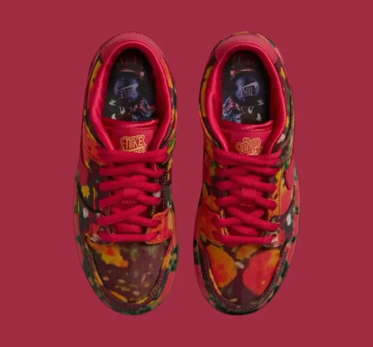 The Wizard of Oz × Nike SB Dunk Low Poppy Field fz1291600