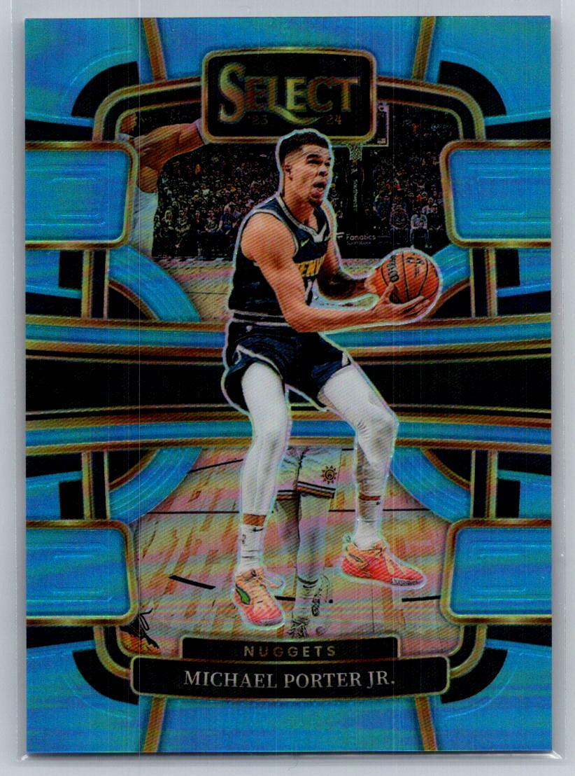 2023-24 Panini Select #23 Michael Porter Jr. Light Blue Prizms
