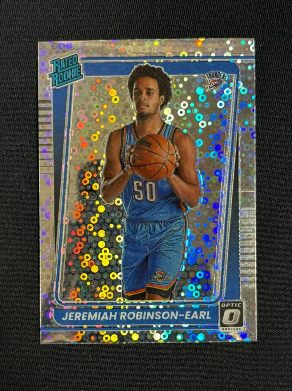 2021-22 Panini Donruss Optic Jeremiah Robinson-Earl Disco PRIZM Rookie #170