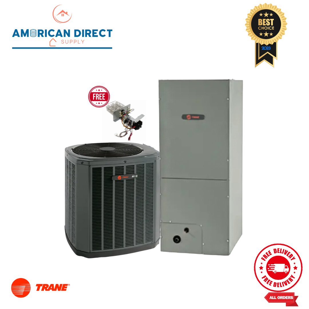 Ton TRANE AC Heat Pump Split System SEER2 Multi Speed