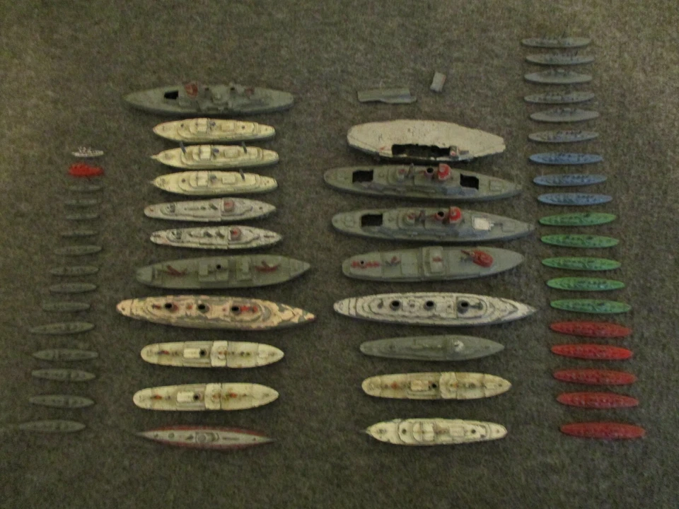 ВИНТАЖНЫЙ ЛОТ (53) TOOTSIETOY ВОЕННЫЕ МЕТАЛЛИЧЕСКИЕ КОРАБЛИ РАЗНООБРАЗНЫЕ ЛИНКОРЫ РАЗРУШИТЕЛИ США - Изображение 4 из 4