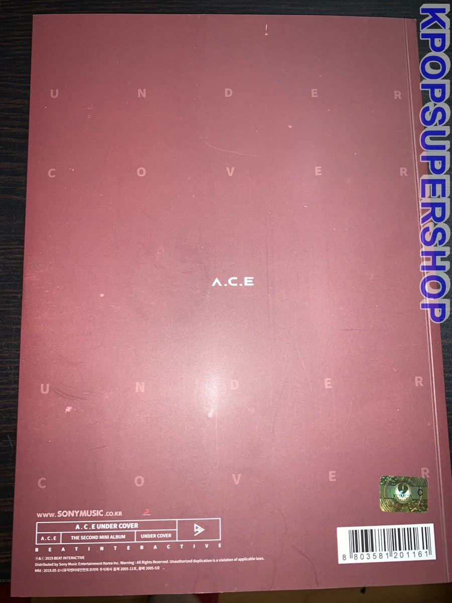 A.C.E 2nd Mini Album Undercover CD Great Rare OOP Under Cover No