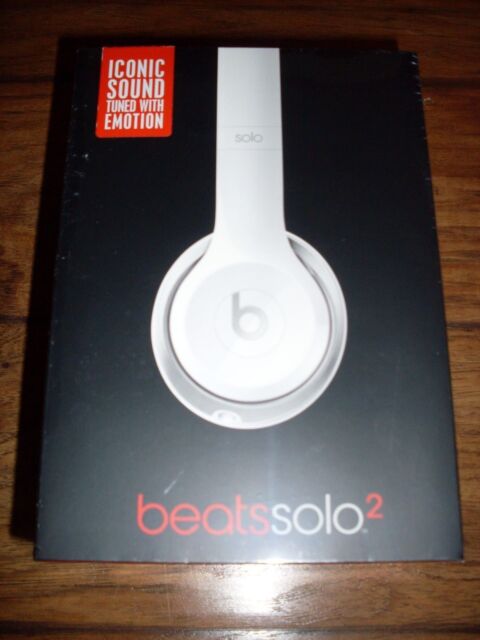 Beats by Dr. Dre Solo2 Over the Ear Headphones - White for sale 