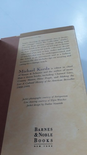 Marking Time Collecting Watches and Thinking about Time Michael Korda Pre-owned - Picture 10 of 12
