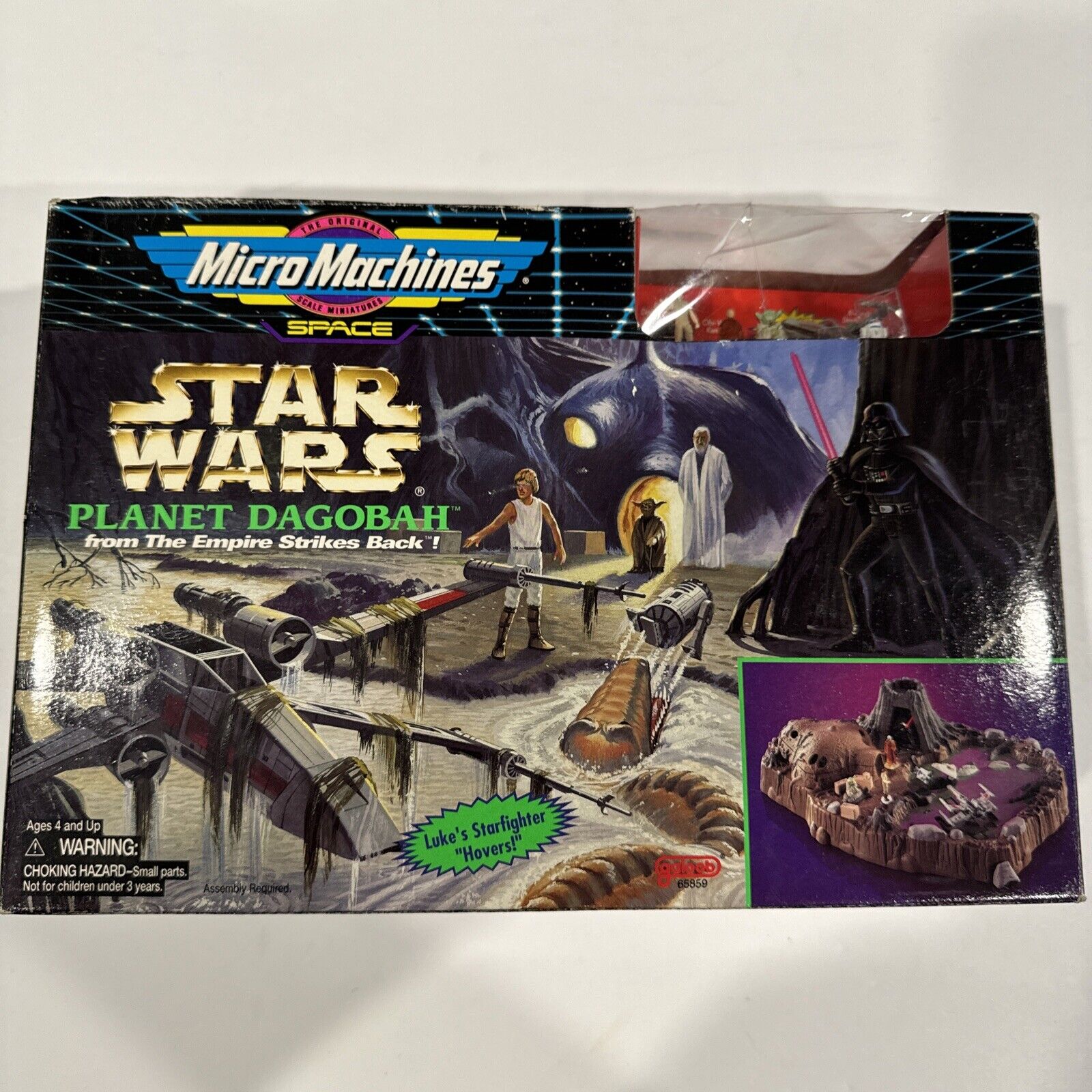 Micro Machines Star Wars Planet Dagobah Action Playset Galoob 1994 Opened