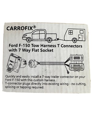 CARROFIX TOW Harness 7 Pin Trailer Wiring  T-Connector for Ford F-150 2015-2021