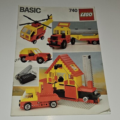 INSTRUCTIONS ONLY Lego Basic 740 Manual Replacement INSTRUCTIONS ONLY