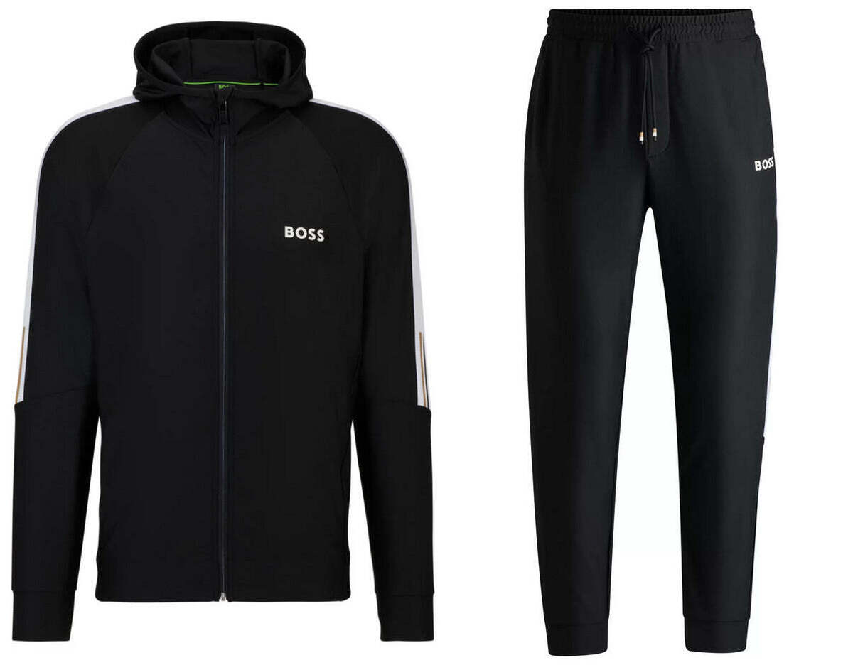 Hugo Boss 50506162-001/50506163-001 Black Tracksuit | eBay Hugo Boss 50506162-001/50506163-001 Black Tracksuit | eBay
