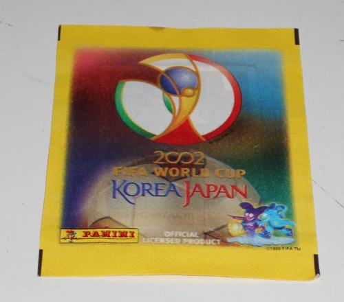 FIFA WOLRD CUP KOREA JAPAN 2002 BUSTINA SIGILLATA ED.PANINI PERFETTA RARA!!!