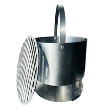 14" XL charcoal basket 55 gal Ugly Drum Smoker UDS Barrel Cooker BBQ smoker pit