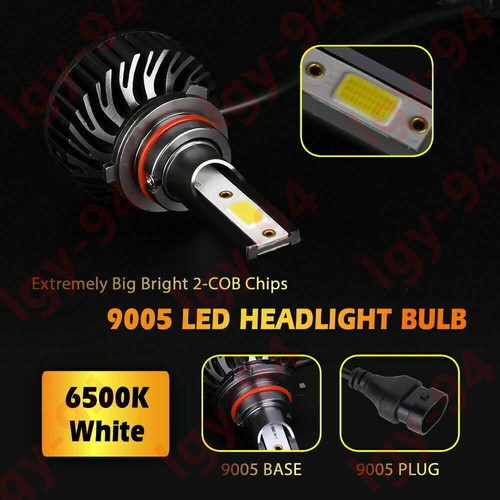 For Dodge Ram 1500 2010-2012 - Combo LED Bulb Headlight 9005 H11 Fog Light 9145 - Picture 8 of 12
