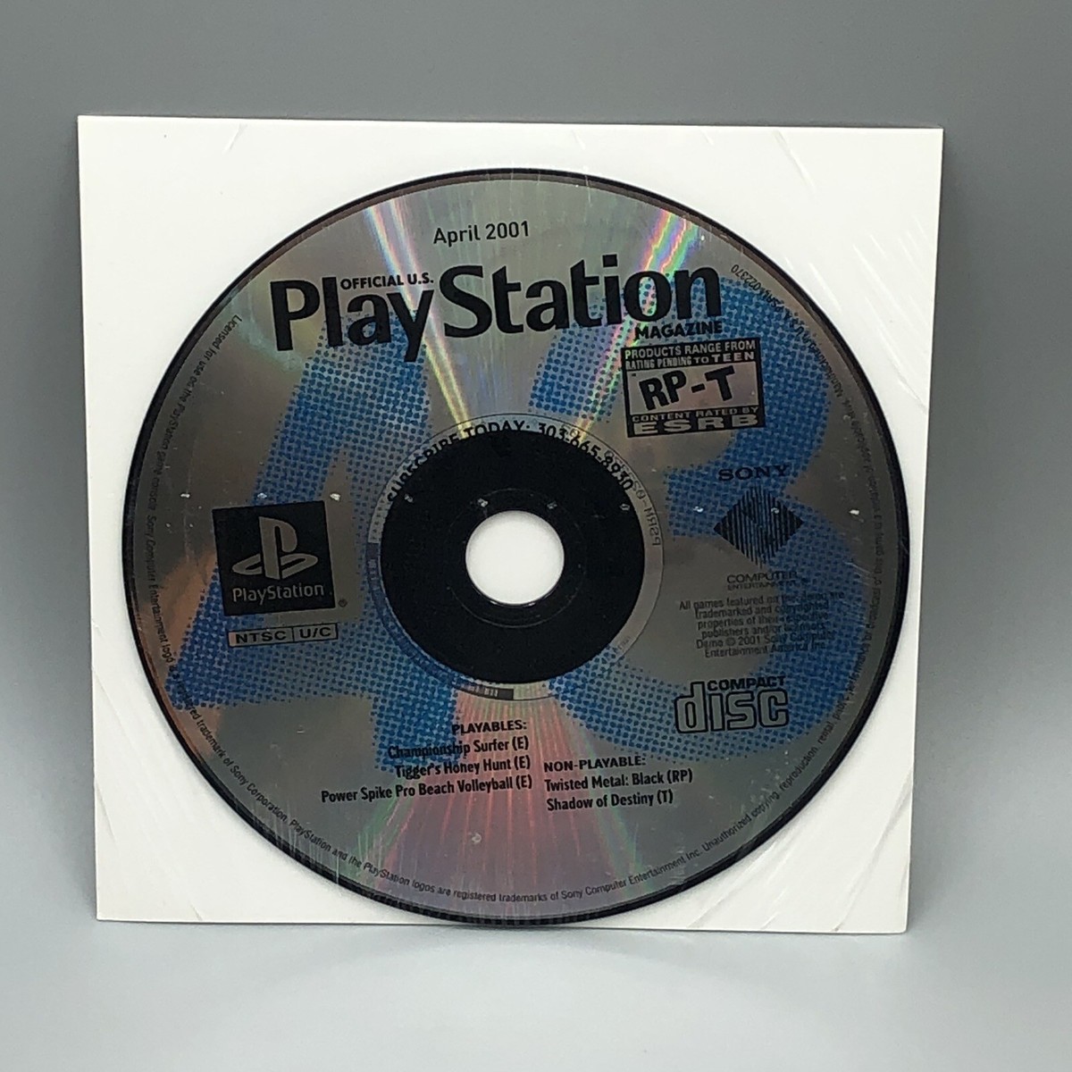 Official US PlayStation Magazine Demo Disc 43 APRIL 2001