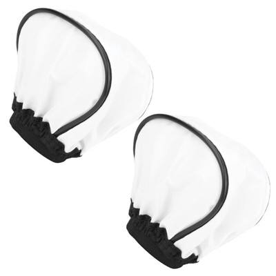 2 Pieces Foldable Mini Bounce Diffuser Portrait Soft Box for Speedlites